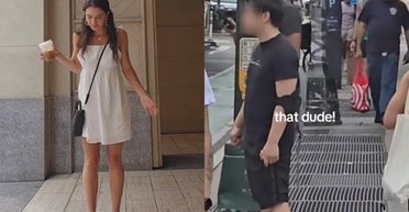 Не зміг промовчати: хлопець зупинився і розкритикував модницю посеред вулиці (відео)