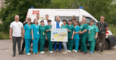 Благодійний фонд молодіжної ініціативи "Надія" доставив швидкі та велику партію медобладнання лікарням на передовій