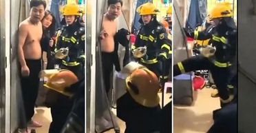 Пожежники увірвалися в дім до жінки, яка "волала про допомогу": насправді їй було добре (відео)