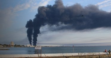 Нефтебазу в Феодосии защищал ЗРПК, который установлен возле резиденции Путина, — СМИ (фото)