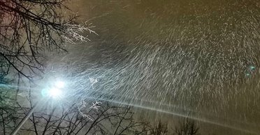 На Киевщине выпал первый снег: в соцсетях показали кадры (видео)