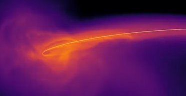 Учені вперше показали, як гігантська чорна діра пожирає матерію (відео)