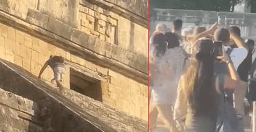 Турист змусив охоронців бігати по піраміді: коли він спустився, його побили (фото)