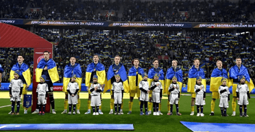 Штраф €15 тисяч: УЄФА покарала Україну за антиросійський банер на матчі