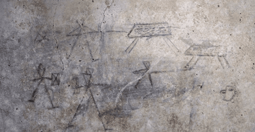 Отпечатки маленьких рук: археологи нашли детские рисунки в Помпеях (фото)