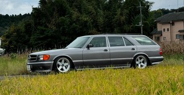 Роскошь для семьи: в интернете показали уникальный универсал Mercedes S-Class W126 (фото)