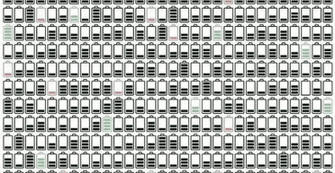 Задача для сверхвнимательных: найдите только одну полностью разряженную батарею среди других (фото)