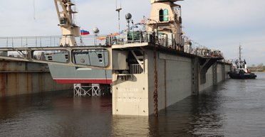 В РФ спустили на воду фрегат "Адмирал Исаков", который является носителем гиперзвуковых ракет "Циркон" (фото)