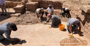 В исключительном состоянии: археологи раскопали мозаику в древнем городе Дара (фото)