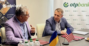 Проєкт USAID "Інвестиції для стійкості бізнесу" надав ОТП БАНК $2,76 млн гранту на пільгове кредитування ММСП