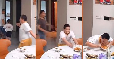 Голодна дитина повеселила соцмережі поведінкою під час землетрусу: що вона накоїла (відео)