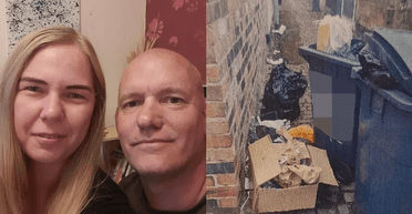 Подружжя оштрафували за прибирання сміття біля свого будинку (фото)