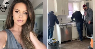 Помилилися будинком: будівельники почали ремонт чужої кухні, поки господині не було вдома (відео)