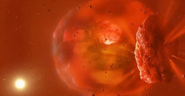 Астрономы впервые увидели столкновение двух огромных планет в далекой звездной системе (фото)