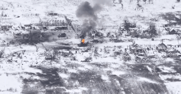 "Надежно и убедительно": беспилотник поджег российский танк в Луганской области (видео)