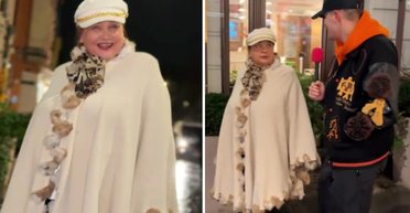 Николас Карма разорвал сеть, показав наряд профессорши в пончо (фото)