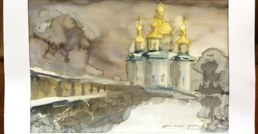 В Киеве создали серию холодных пейзажей