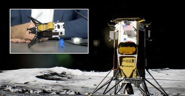 Спіткнувся і впав. Посадковий модуль США приземлився на Місяці не за планом (відео)