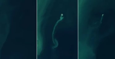 Острів-привид з'явився і зник у Каспійському морі: його ширина становила 400 метрів (фото)