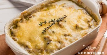 Рецепт ситного жульєну від Євгена Клопотенка