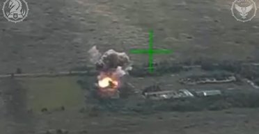 "Эффектное фаершоу": дроны ВСУ уничтожили российский пункт управления БПЛА (видео)