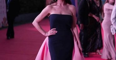 Кетрін Зета-Джонс зʼявилася на публіці в сукні з рожевим шлейфом (фото)