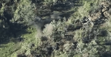 Прикордонники застосували міномети проти укріплених позицій РФ в районі Бахмута (відео)