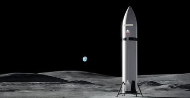 NASA показало, як космічний корабель Starship допоможе астронавтам висадитися на Місяць (фото)