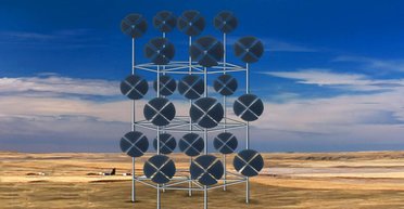 Как 100 ветряных турбин: ветрогенератор-стена "уничтожит" солнечные панели