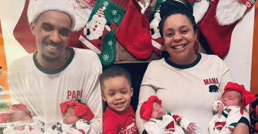 "Чоловік майже знепритомнів": жінка розповіла про народження четверні (фото)