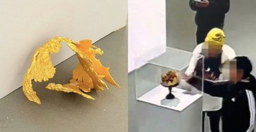 Мальчик повредил редкое произведение из золота на выставке: экспонат стоит миллионы (видео)