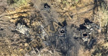 Украинские "Острые Картузы" показали новое кладбище техники ВС РФ на Луганщине (фото)