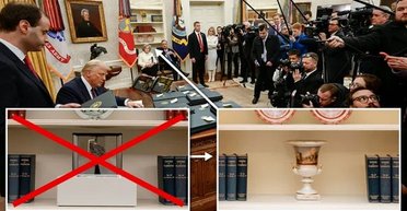 Подарунок із Місяця прибрали з кабінету Трампа в Білому домі: невже Маск і Марс перемогли (фото)
