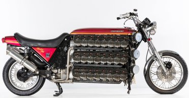 На аукцион выставлен самый невероятный мотоцикл с 48-цилиндровым двигателем (видео)