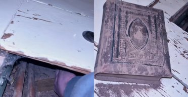 Жінка зробила "моторошне" відкриття, заглянувши під підлогу 250-річного будинку (відео)