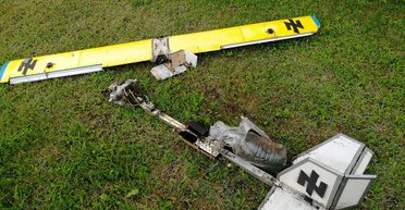 Вибухівка та символ "Азову": росіяни заявили про захоплення дронів ЗСУ (фото)