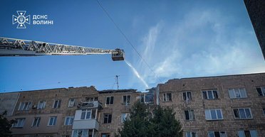 В Луцке "Шахед" попал в еще один дом, есть пострадавший: подробности (фото)