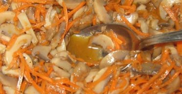 Любителям гостренького: рецепт грибів по-корейськи