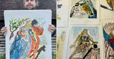 Чоловік знайшов у гаражі "смішні" малюнки, які виявилися шедеврами за 24 тисячі євро (фото)