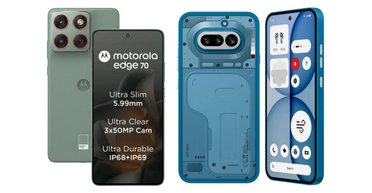 Який бюджетний смартфон обрати у 2026 році: Nothing Phone 4a проти Motorola Edge 70