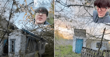 "Половина хати відпала": 21-річний українець купив старий будинок за $6000 (фото)