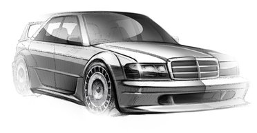 Культовый спортивный седан Mercedes-Benz 90-х вернут в производство (фото)