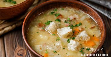 Рецепт горохового супу зі свининою