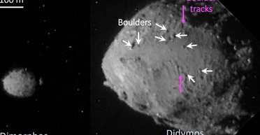 Пошкоджений NASA подвійний астероїд розкрив нові секрети: що з'ясували вчені (фото)