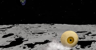 Ніяких коліс: вчені створили робота у формі м'яча для дослідження Місяця (фото)