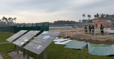Російський дрон впав на Національному військовому кладовищі під час церемонії поховання (фото)