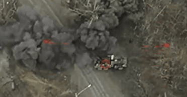 З першого пострілу: бійці 3-ї ОШБр ударили по російському "Спартаку" в Авдіївці (відео)