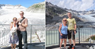 "Это вызывает слезы": британский турист показал на семейных фото скорость таяния ледников