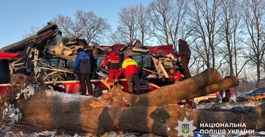 ДТП у Львівській області: міжнародний автобус в'їхав у дерево, постраждали пасажири