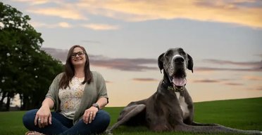 Загибель Зевса: найвищий пес у світі помер у три роки (фото, відео)